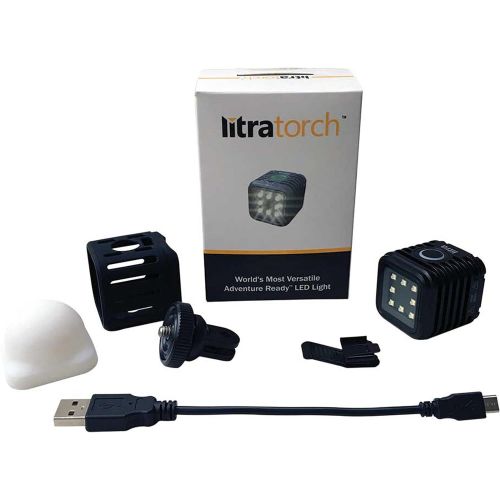  Litra LitraTorch LED Video Light with Battery Hand Grip + Clamp & GorillaPod Arm + Kit