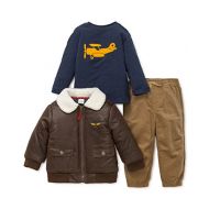 Little+Me Little Me Baby Boys 3 Piece Jacket and Pant Set