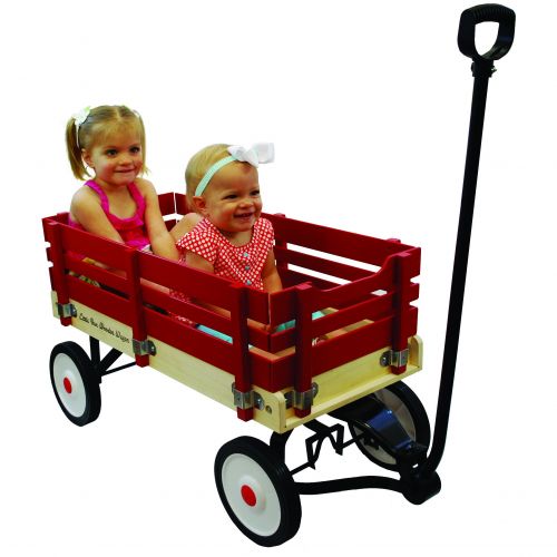 리틀 Little Box 34-inch Wooden Wagon by Grand Forward