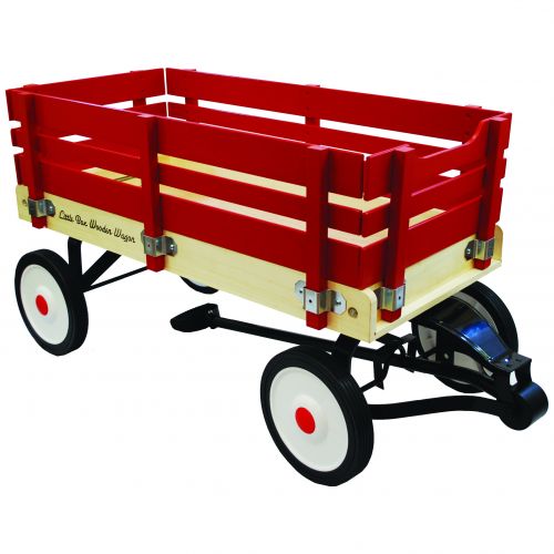 리틀 Little Box 34-inch Wooden Wagon by Grand Forward