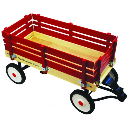 리틀 Little Box 34-inch Wooden Wagon by Grand Forward