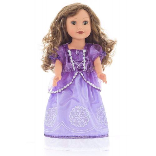 리틀 Little Adventures Amulet Princess Dress Up Costume & Matching Doll Dress (Small (Age 1-3))