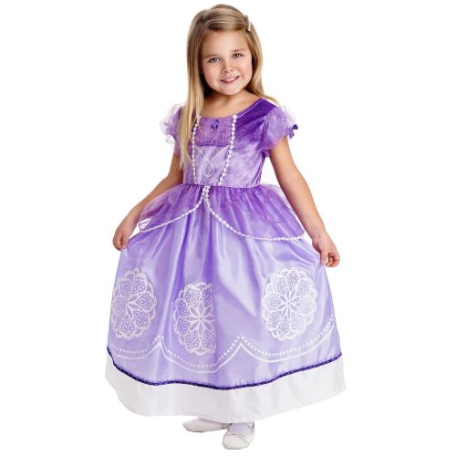리틀 Little Adventures Amulet Princess Dress Up Costume & Matching Doll Dress (Small (Age 1-3))
