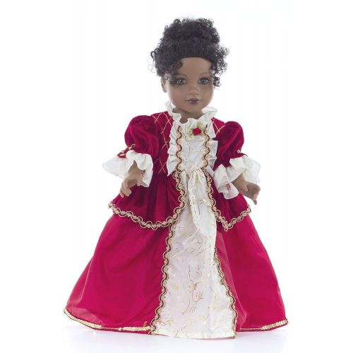 리틀 Little Adventures Winter Beauty Princess Dress Up Costume & Matching Doll Dress (Small (Age 1-3))