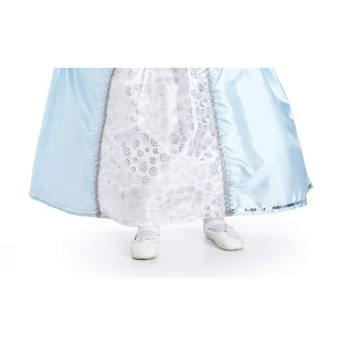 리틀 Little Adventures Cinderella Princess Dress Up Costume & Matching Doll Dress (Small (Age 1-3))