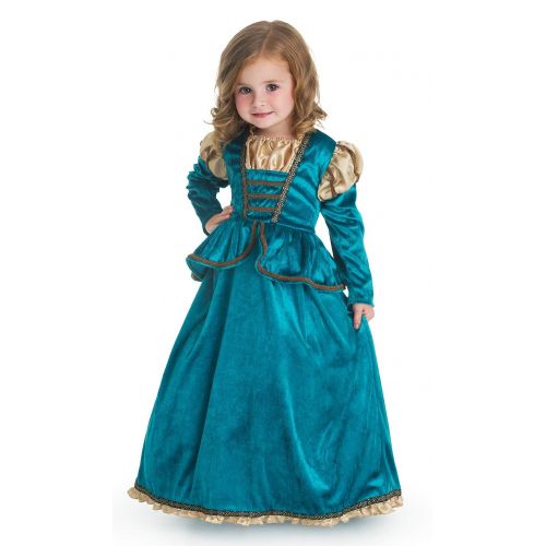 리틀 Little Adventures Scottish, Coral Renaissance, & Pink Parisian Princess Dress Up Costume Bundle Set (Small (Age 1-3))