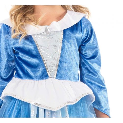  Little Adventures Deluxe Sleeping Beauty Blue Princess Dress Up Costume