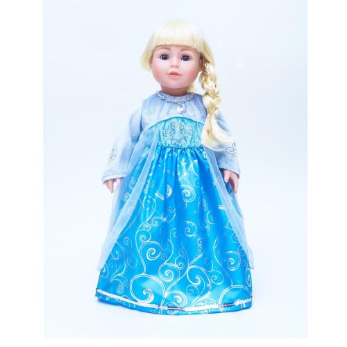  Little Adventures Little Adventure Blue Queen Ice Princess Doll Dress