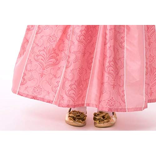  Little Adventures Coral Renaissance Princess Dress Up Costume & Matching Doll Princess Dress (Small Age 1-3)