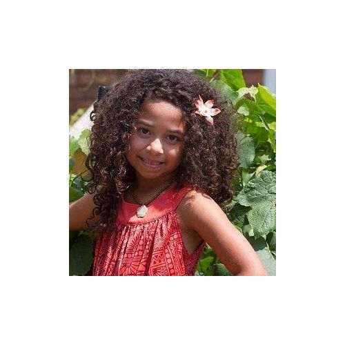  Little Adventures Polynesian Princess Dress Up Costume with Flower Hair Clip & Matching Doll Dress (Medium Age 3-5)