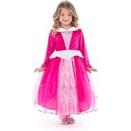 Little Adventures Deluxe Sleeping Beauty Hot Pink Princess Dress Up Costume