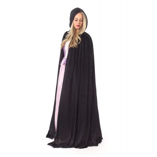  Little Adventures Deluxe Velvet Adult Cloak Cape with Lined Hood