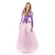 Little Adventures Deluxe Rapunzel Dress-Up Costume for Adult Women