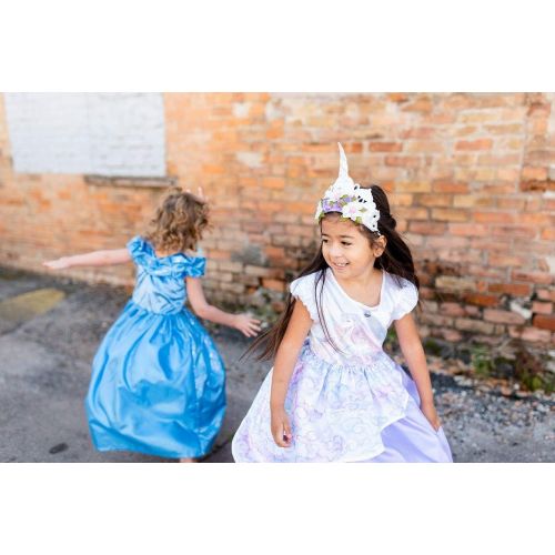  Little Adventures Unicorn Princess Costume Dress with Soft Crown