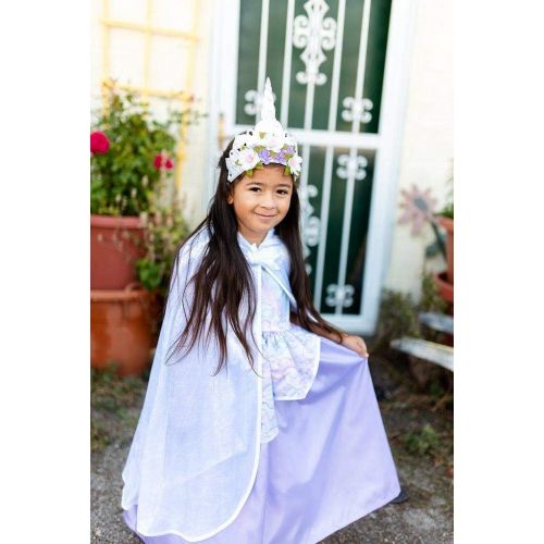  Little Adventures Unicorn Princess Costume Dress with Soft Crown