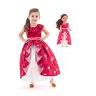 Little Adventures Spanish Princess Dress Up Costume & Matching Doll Dress (X-Large Age 7-9)