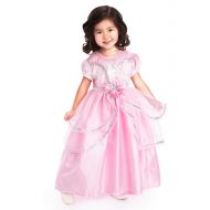 Little Adventures Royal Pink Princess Dress Up Costume for Girls
