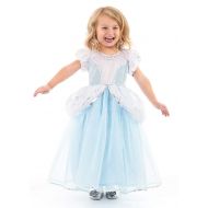 Little Adventures Deluxe Cinderella Princess Dress up Costume for Girls