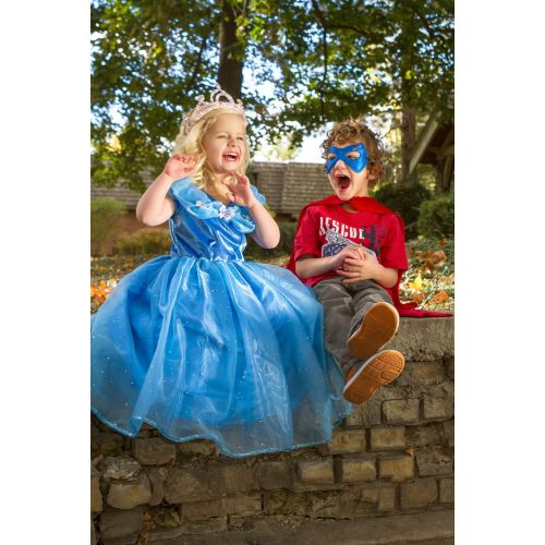  Little Adventures Deluxe Cinderella Butterfly Princess Dress Up Costume for Girls