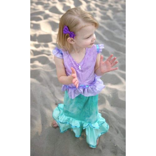  Little Adventures Magical Mermaid Princess Dress Up Costume for Girls