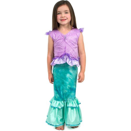  Little Adventures Magical Mermaid Princess Dress Up Costume for Girls