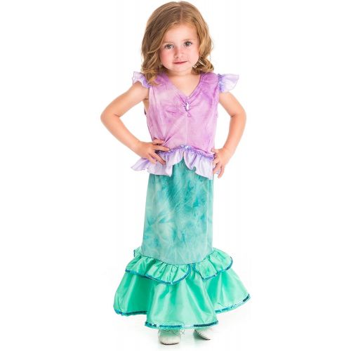  Little Adventures Magical Mermaid Princess Dress Up Costume for Girls