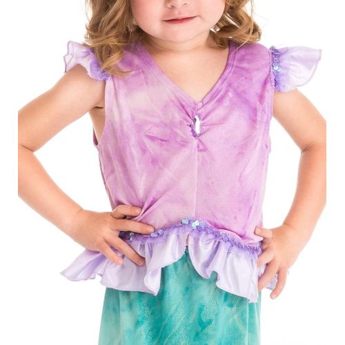  Little Adventures Magical Mermaid Princess Dress Up Costume for Girls