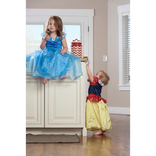  Little Adventures Deluxe Cinderella Butterfly Princess Dress Up Costume for Girls