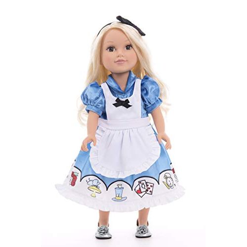  Little Adventures Alice with Headband Princess Doll Dress (Dress Only)