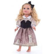 Little Adventures Sleeping Beauty Day Princess Doll Dress with Headband