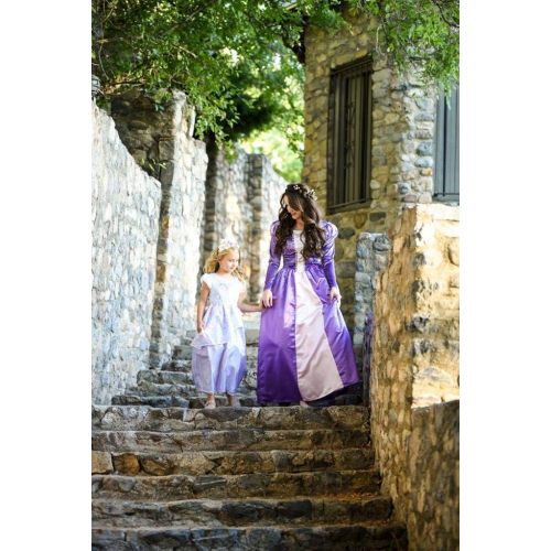  할로윈 용품Little Adventures Enchanted Rapunzel Dress-Up Costume for Adult Women