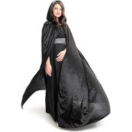 할로윈 용품Little Adventures Deluxe Velvet Adult Cloak Cape with Lined Hood