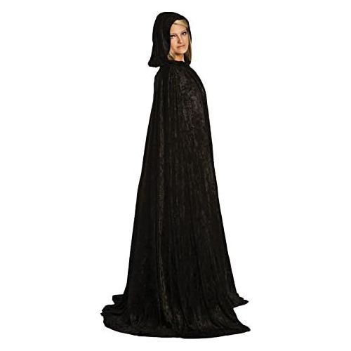  할로윈 용품Little Adventures Deluxe Velvet Adult Cloak Cape with Lined Hood