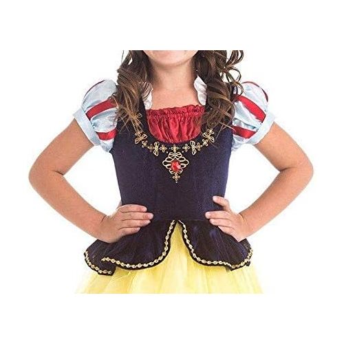  Little Adventures Deluxe Snow White Dress up Costume for Girls