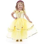 Little Adventures Deluxe Yellow Beauty Dress up Costume for Girls