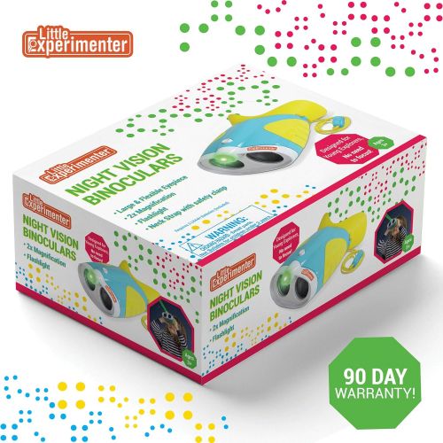 리틀 [아마존베스트]Little Experimenter Night Vision Binoculars for Toddlers and Kids with 2X Magnification and Soft, Comfy Viewfinder