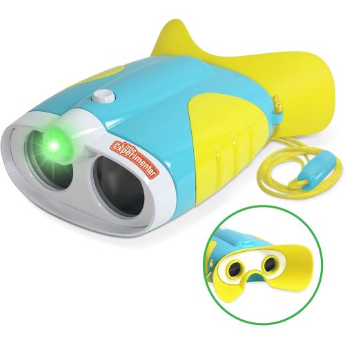  [아마존베스트]Little Experimenter Toy Binoculars for Toddlers and Kids  Kids Toy Binoculars with Flashlight  Face Comfy Binoculars for Toddlers and Children Boys and Girls Age 3-12