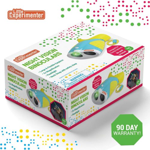  [아마존베스트]Little Experimenter Toy Binoculars for Toddlers and Kids  Kids Toy Binoculars with Flashlight  Face Comfy Binoculars for Toddlers and Children Boys and Girls Age 3-12