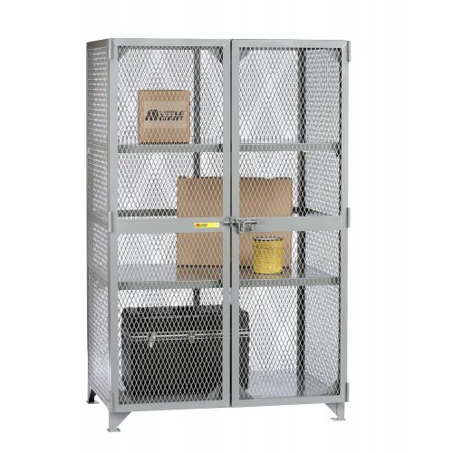  Little Giant SL2-3048 Metal Welded Storage Locker with 2 Center Shelves, 48 Width x 78 Height x 30 Depth