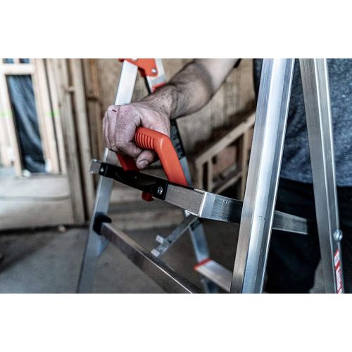  Little Giant Ladder Systems Little Giant Ladders, Flip-N-Lite, 6-Foot, Stepladder, Aluminum, Type 1A, 300 lbs Rated (15270-001)