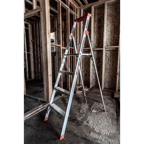  Little Giant Ladder Systems Little Giant Ladders, Flip-N-Lite, 6-Foot, Stepladder, Aluminum, Type 1A, 300 lbs Rated (15270-001)