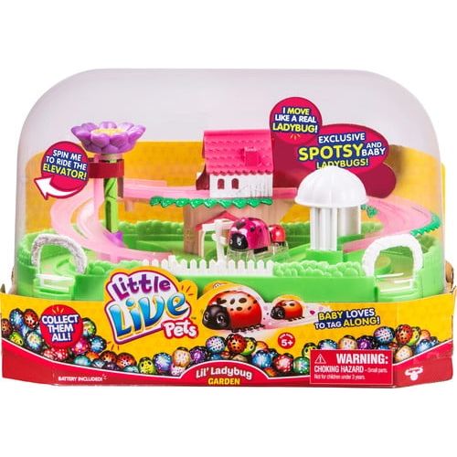  Little Live Pets Ladybug Garden Playset