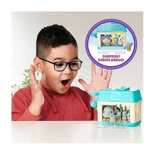  Little Live Pets - Mama Surprise Minis. Feed and Nurture a Lil' Mouse. She has 2, 3, or 4 Babies with Surprise Accessories to Dress Up The Babies for Kids, Ages 5+