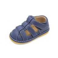 Little Maes Boutique Navy Blue Boys Squeaky Sandals