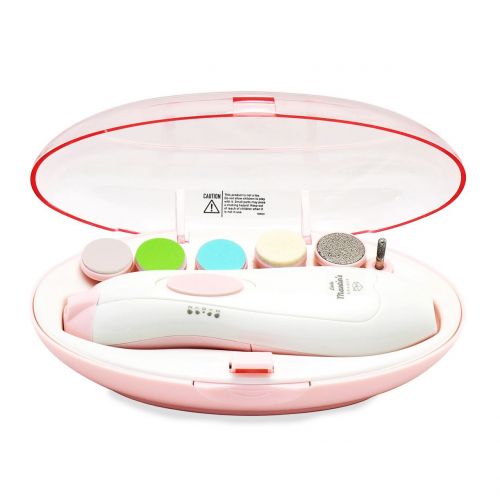  [아마존베스트]Little Martin’s Drawer Baby Nail Trimmer File with Light - Safe Electric Nail Clippers Kit for...