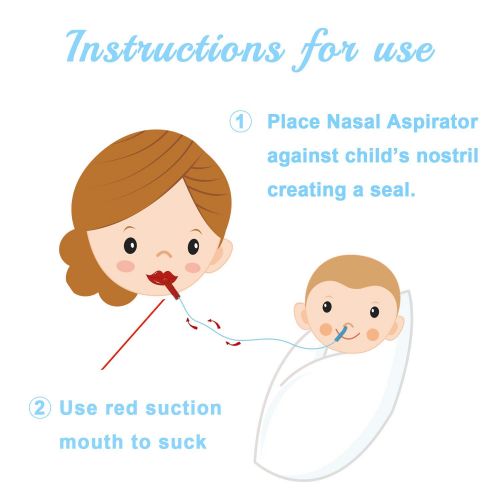  [아마존베스트]Little Marys - Snotsucker Baby Nasal Aspirator  Baby Shower Gift and Registry Essential