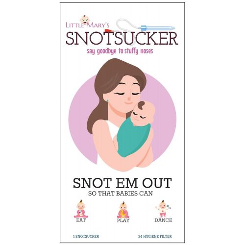  [아마존베스트]Little Marys - Snotsucker Baby Nasal Aspirator  Baby Shower Gift and Registry Essential
