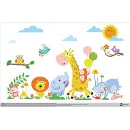 [아마존베스트]Little Oochoos Safari Disposable Placemats for Table Top 60 Mats for Children Kids Toddlers Baby Perfect to use...