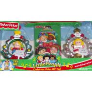 Fisher-Price Little People Christmas Video Gift Set with 2 Musical Keepsake Ornaments & VHS Tape Christmas Discoveries, Volume 2