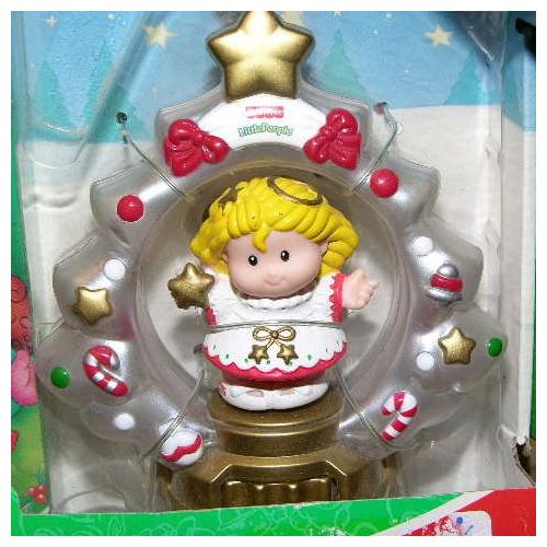  Fisher-Price Little People Christmas Video Gift Set with 2 Musical Keepsake Ornaments & VHS Tape Christmas Discoveries, Volume 2